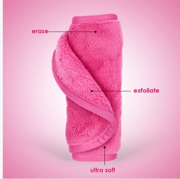 MakeUp Eraser Other - 🛍 Original Sephora Makeup Eraser 2 pc set bundle pink & green cloths